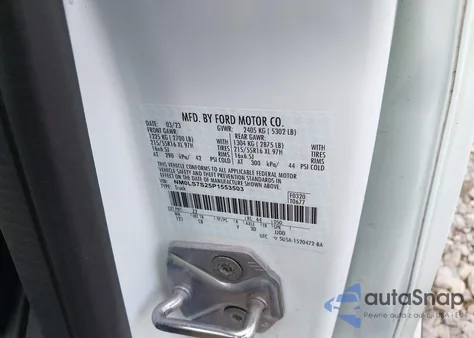 2023 Ford Transit Connect Xl Cargo Van z USA, uszkodzony, nr VIN NM0LS7S25P1553503